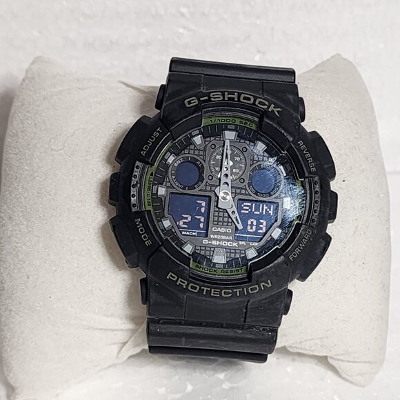 Casio G Shock Black and green NWOT condition Military series - Picture 2 of 12